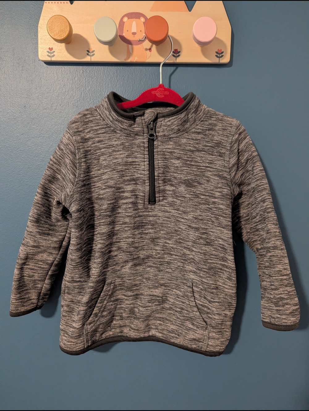 jumping beans Gray Heather Quarter-Zip Pullover